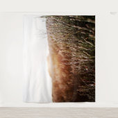 Pine Grass Sunlight Sky Landschaft Wandteppich (Vorderseite)