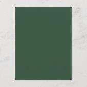 Pine Green Begleitkarte (Rückseite)