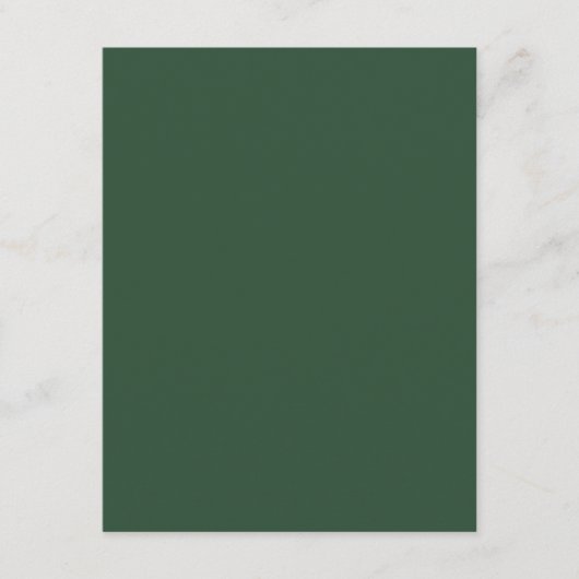 Pine Green Begleitkarte (Vorderseite)