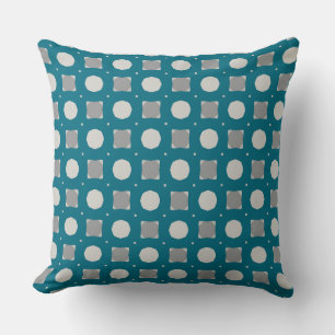 Pine Green Draft Circle and Square Kissen