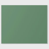 Pine Green Dunkel Solid Color Geschenkpapier (Flach)