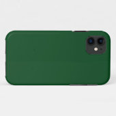 Pine Green (feste Farbe) Case-Mate iPhone Hülle (Rückseite (Horizontal))