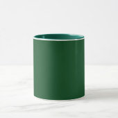 Pine Green (feste Farbe)  Tasse (Zentrum)