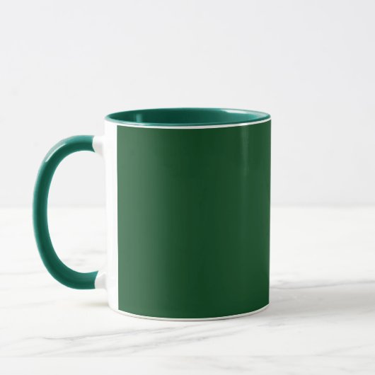 Pine Green (feste Farbe)  Tasse (Links)