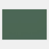 Pine Green Geschenkpapier Set (Vorderseite 3)