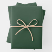 Pine Green Geschenkpapier Set (Beispiel)