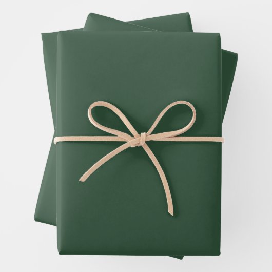 Pine Green Geschenkpapier Set (Beispiel)