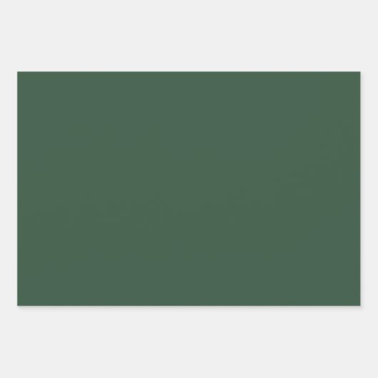 Pine Green Geschenkpapier Set (Vorderseite)