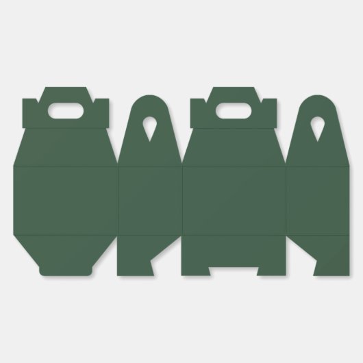 Pine Green Geschenkschachtel (Ungeklappt)