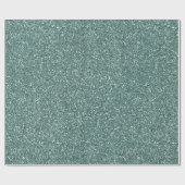 Pine Green Glitzer Geschenkpapier (Flach)