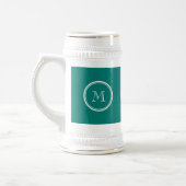Pine Green High End Mit Monogramm Bierglas (Links)