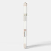 Pine Green Ivory Red Stripes Case-Mate iPhone Hülle (Rückseite / Rechts)