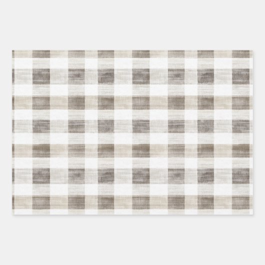 Pine Green Ivory Red Stripes Weihnachten Geschenkpapier Set (Vorderseite 3)