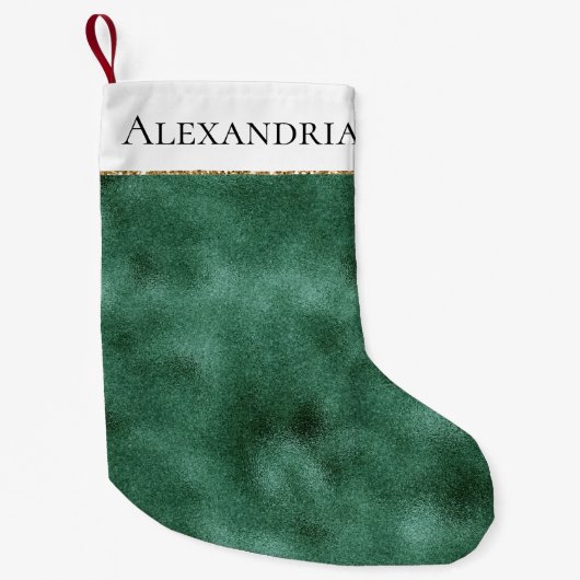 Pine Green Kleiner Weihnachtsstrumpf (Vorderseite)