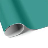 Pine Green Matte Wrapping Paper Geschenkpapier (Rolleneckpunkt)