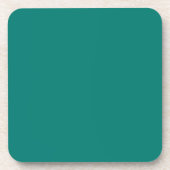 Pine Green Plastic Getränkeuntersetzer (Vorderseite)