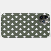 Pine Green Polka Dot Case-Mate iPhone Case (Rückseite (Horizontal))