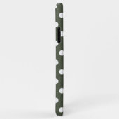 Pine Green Polka Dot Case-Mate iPhone Case (Hinten/Rechts)