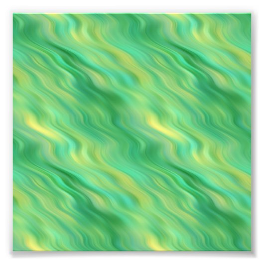 Pine Green Wavy Textur Fotodruck (Vorne)