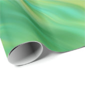 Pine Green Wavy Textur Geschenkpapier (Rolleneckpunkt)