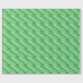Pine Green Wavy Textur Geschenkpapier (Flach)