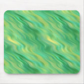 Pine Green Wavy Textur Mousepad (Vorne)