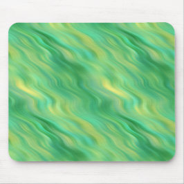 Pine Green Wavy Textur Mousepad