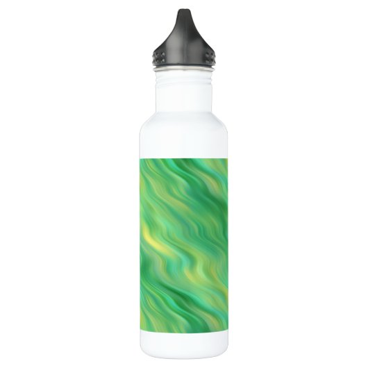 Pine Green Wavy Textur Trinkflasche (Links)