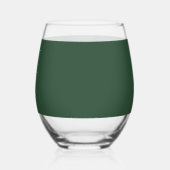 Pine Green Weinglas Ohne Stiel (Links)