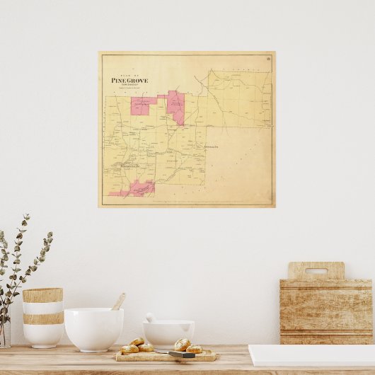 Pine Grove Township Poster (Küche)