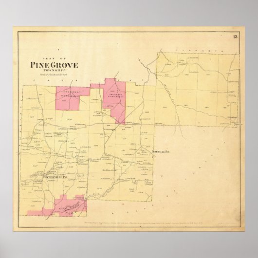 Pine Grove Township Poster (Vorne)