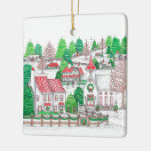 Pine Hill Village Keramikornament (Links)