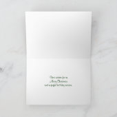 Pine Holiday (Foto) Feiertagskarte (Innenseite)