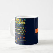 Pine Invaders Pineaple Empire Retro Games Series Kaffeetasse (Vorderseite Links)
