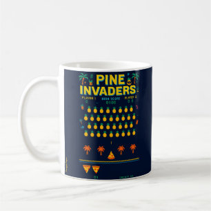 Pine Invaders Pineaple Empire Retro Games Series Kaffeetasse