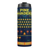 Pine Invaders Pineaple Empire Retro Games Series Thermosbecher (Vorderseite)