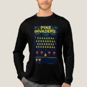 Pine Invaders Pineaple Empire Retro Games Series Tri-Blend Shirt (Vorderseite)