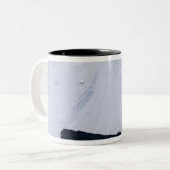 Pine Island Glacier Zweifarbige Tasse (Vorderseite Links)