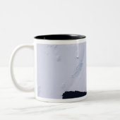 Pine Island Glacier Zweifarbige Tasse (Links)