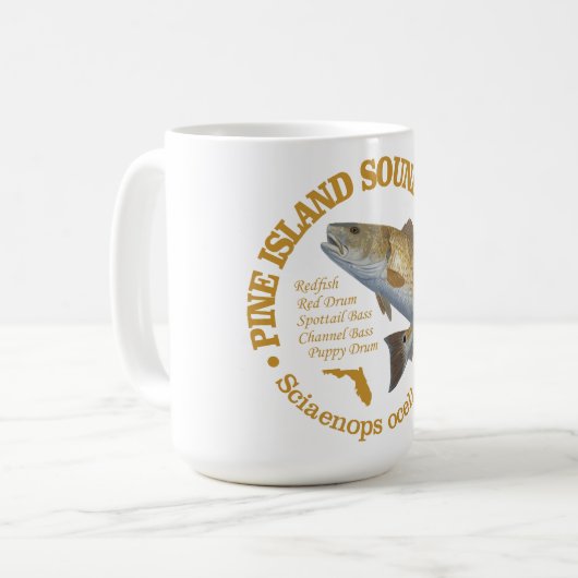 Pine Island Sound (Rotbarsch) Kaffeetasse (Vorderseite Links)