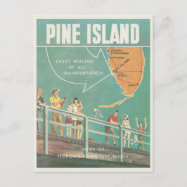 Pine Island und Matlacha Florida Vintag Postkarte