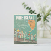 Pine Island und Matlacha Florida Vintag Postkarte (Stehend Vorderseite)