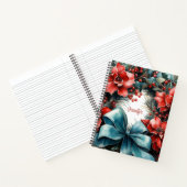 Pine Kreath mit Holly Christmas Notizblock (Innenseite)