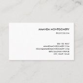 Pine Kreath mit Holly Christmas Visitenkarte (Rückseite)