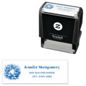 Pine Kreath mit Holly Festivals Weihnachten Permastempel (Beispiel)