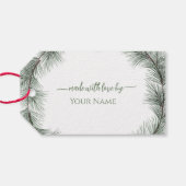 Pine leave Stovetop Christmas Simmering Potpourri  Geschenkanhänger (Rückseite Horizontal)