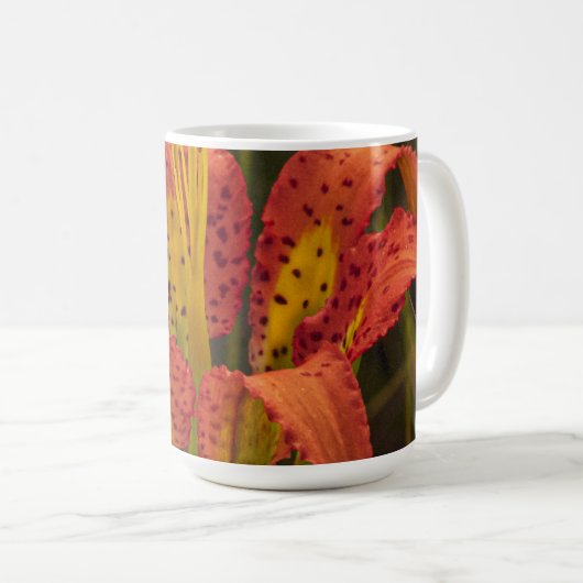 "Pine Lily" Premium Key chain Kaffeetasse (VorderseiteRechts)