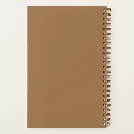 Pine Lily Spiral Notebook Notizblock (Rückseite)