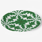 Pine Mandala 9" Paper Teller (Schrägansicht)