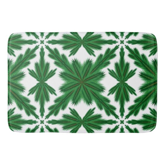Pine Mandala Bath Mat Badematte (Vorderseite)